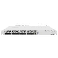 Коммутатор MicroTik CRS317-1G-16S+RM, 16 x SFP+ 10Gb/s и 1 x Gigabit Ethernet