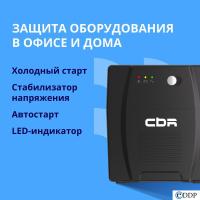 ИБП CBR UPS-TWK-101EJ-1000, 600/1000Вт