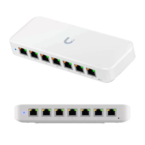 Коммутатор Ubiquiti USW-Ultra-210W, PoE, 8x1G RJ45, раздача 202 Вт