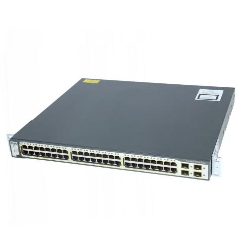 Коммутатор Cisco Catalyst 3750 WS-C3750G-48TS-S 48*10/100/1000T + 4 SFP Standard Multilayer