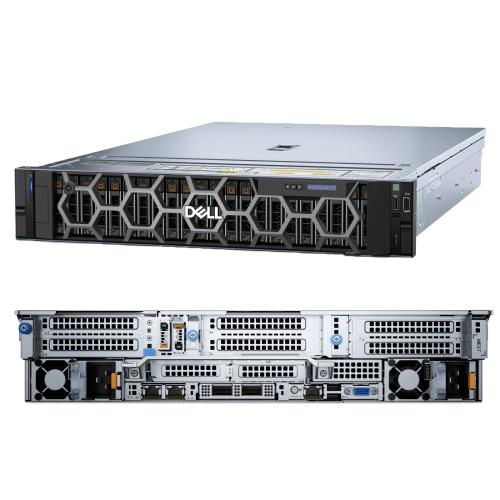 Стоечный сервер Dell PowerEdge R7625 2U с двумя процессорами AMD EPYC 4th Gen и DDR5