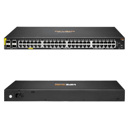 Коммутатор HPE R8N85A Aruba 6000 Managed L2 48G 4SFP Cl4 PoE 370W