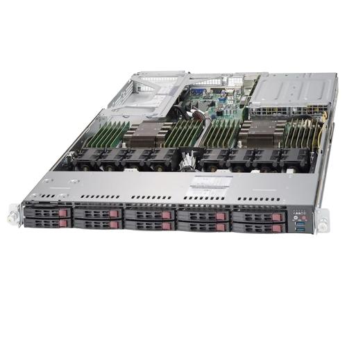 Серверная платформа Supermicro SYS-1028R-WC1RT 1U с двумя сокетами LGA 2011-v3, 10 отсеков 2.5