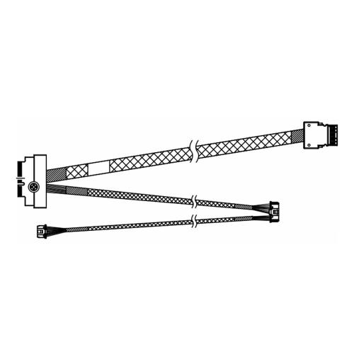 Кабель Lenovo 4X97A87144 M.2 SATA/NVMe x4 Non RAID Cable Kit для ThinkSystem SR630 V3