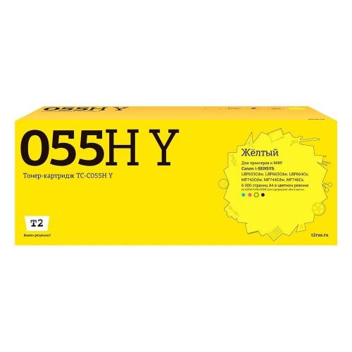 Картридж T2 TC-C055H Y