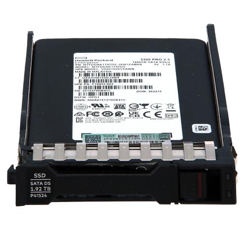 Серверный SSD HPE P40499-B21 1.92TB SATA 6G Read Intensive 2.5 SFF с носителем Basic Carrier