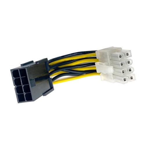 Адаптер Supermicro Кабель Supermicro CBL-PWEX-0663 PCIe 8 pin male to CPU 8 pin female, 5cm, 18AWG