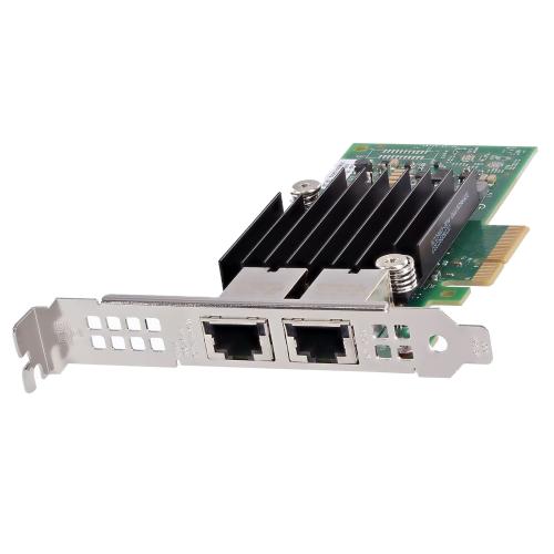 Сетевой адаптер Dell 4V7G2 Intel X550-T2 двухпортовый 10GBase-T RJ45 PCIe Full Height