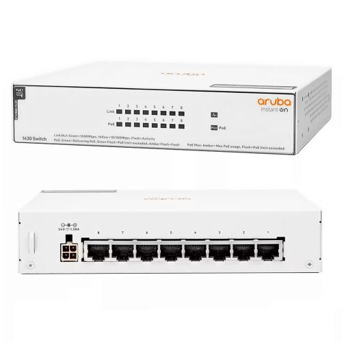 Коммутатор HPE Aruba Instant On 1430 R8R46A 8G Class4 PoE 64W