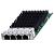 Сетевая карта Dell 540-BCRU Intel X710-T4L, 4x10GbE BASE-T, OCP NIC 3.0