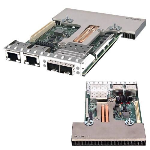 Сетевой адаптер Dell 540-BBUL, Broadcom 57412, 2x10Gb DA/SFP+ и 2x1Gb