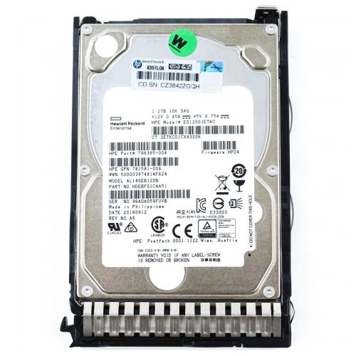 HPE 781578-001 1.2TB SAS 12Gbps 10000RPM жесткий диск с умным контейнером для серверов ProLiant