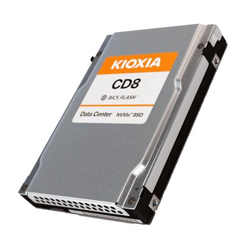 Накопитель SSD KIOXIA CD8-R KCD8XRUG3T84, 3840GB, U.2(2.5 15mm), NVMe 1.4, PCIe