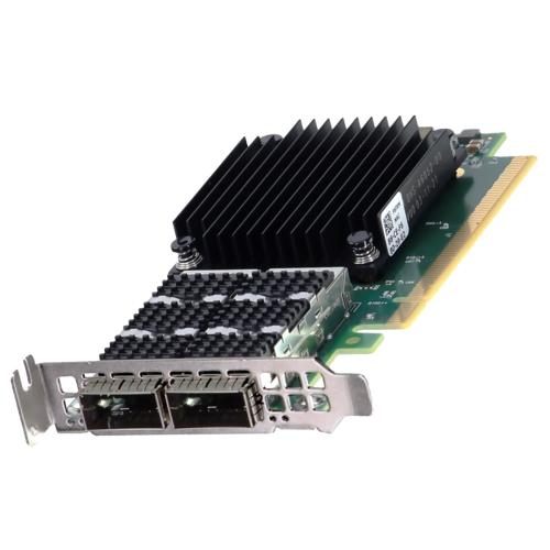 Сетевая карта Dell 540-BCXN Mellanox ConnectX-6 DX Dual Port 100GbE QSFP56, Low Profile
