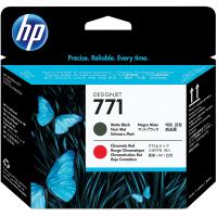 Печатающая головка HP CE017A 771 матово-чёрная и красная для DesignJet Z6200 42-in 60-in