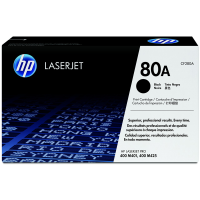 Оригинальный черный картридж с тонером HP 80A (CF280A) для монохромной лазерной печати