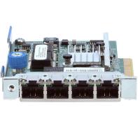 HPE 629135-B21 331FLR 1Gb 4-port FlexLOM вид с разъёмами RJ-45