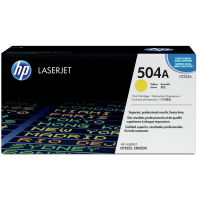 Оригинальный желтый картридж с тонером HP 504A (CE252A)