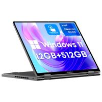 Мини-ноутбук CHUWI MiniBook X серый 10.5 дюймов FHD+ сенсорный экран 360° Intel N150 16 ГБ