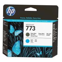 Печатающая головка HP C1Q20A 773 матово-чёрная и голубая для DesignJet Z6200 Z6600 Z6800