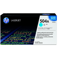 Оригинальный голубой картридж с тонером HP 504A (CE251A) для цветной лазерной печати