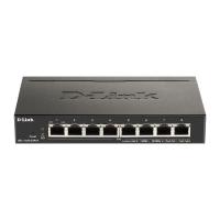 Коммутатор D-Link EasySmart DGS-1100-08PV2/A4A с 8 портами 10/100/1000Base-T и поддержкой PoE 