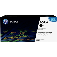 Черный картридж HP CE270A №650A увеличенной емкости для цветных лазерных принтеров