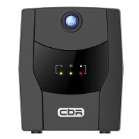 ИБП CBR [QTM-1200T-4F-LCUC] Line Interactive  1200VA/720W 7Ah12V*2 4 x Shuko, HID-USB, RJ45/11