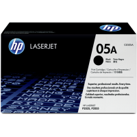Оригинальный черный тонер-картридж HP 05A (артикул CE505A)