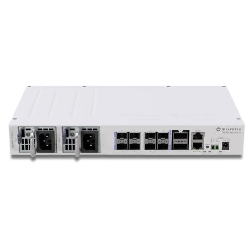 Оптический коммутатор MicroTik CRS504-4XQ-IN, 4 порта QSFP28 (100 Гбит/с), 1 консольный порт (Gigabit Ethernet)