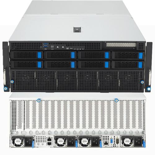 Серверная платформа ASUS ESC8000-E11-SKU1 90SF02I1-M003D0, 4U, задняя и передняя панель