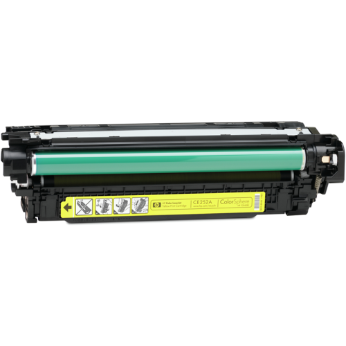 Оригинальный желтый картридж с тонером HP 504A (CE252A)