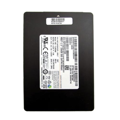 Твердотельный накопитель Lenovo 00KT009 256GB SATA 6G 2.5'' 7mm для серверов ThinkServer