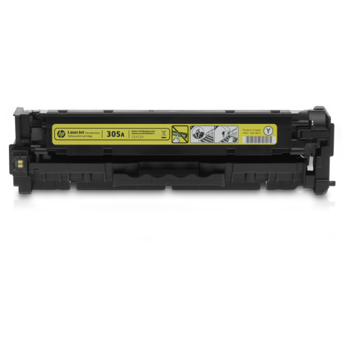 Оригинальный желтый картридж HP 305A (CE412A) для цветной лазерной печати