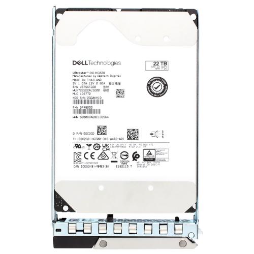 Жесткий диск Dell 400-BOZW 22TB, SAS 12Gbps, 7.2K, LFF