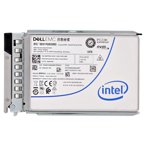 Накопитель SSD Dell 345-BJNX 1.92TB NVMe Read intensive U2