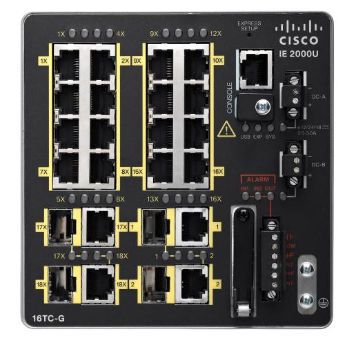 Промышленный коммутатор Cisco IE-2000-16TC-G-E с 16 портами