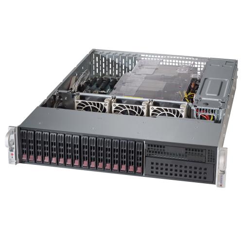 Серверный корпус Supermicro CSE-826BE1C4-R1K23LPB 2U с 12 отсеками 3,5