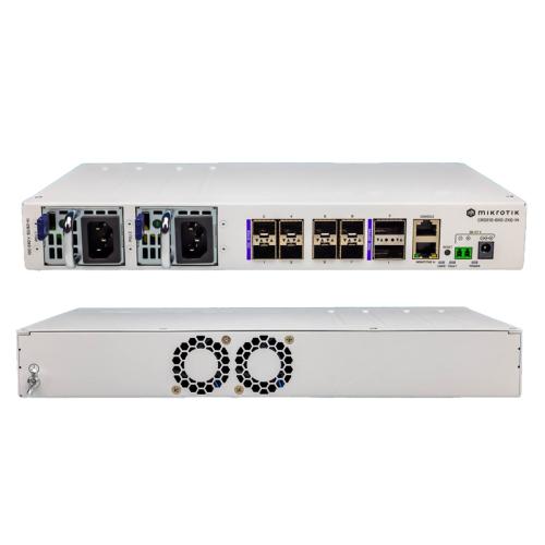 Коммутатор Mikrotik CRS510-8XS-2XQ-IN, 8 портов SFP28 25Gb/s и 2 порта QXSFP+ 100Gb/s