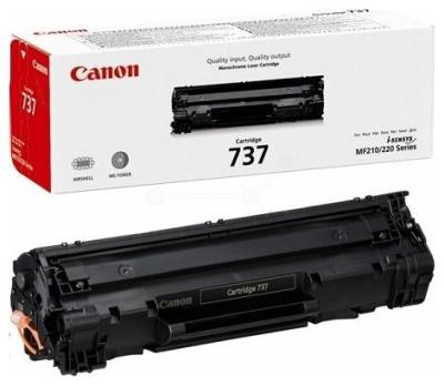 Тонер-картридж Canon 737 чёрный для лазерной печати Canon