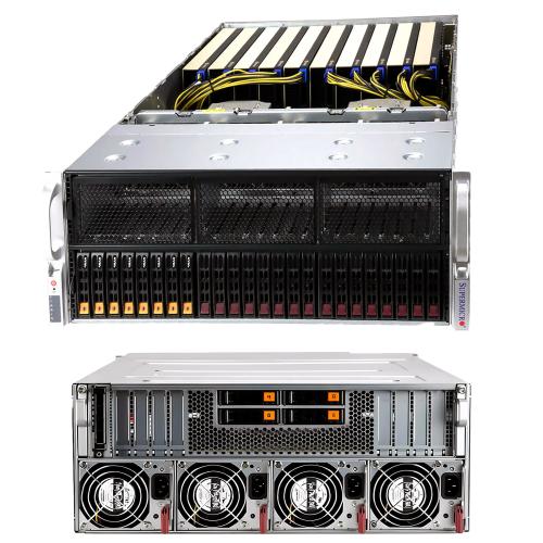 GPU-сервер Supermicro SYS-420GP-TNR 4U Dual LGA4189 10xGPU 12xPCIe4.0 DDR4 8ТБ 4x2000W