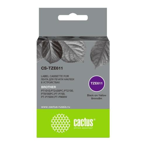 Картридж Cactus CS-TZE611