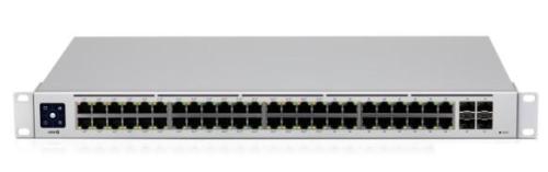 Коммутатор Ubiquiti USW-48-POE, 48 x Gigabit Ethernet + 4 x SFP 1Gb/s