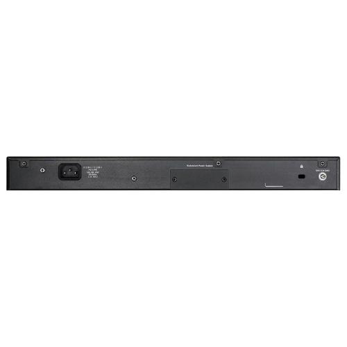 D-Link DGS-1510-52XMP/A2A PROJ Управляемый L2+ стекируемый коммутатор с 48 портами 10/100/1000Base-T и 4 портами 10GBase-X SFP+ (48 портов PoE 802.3af/at, PoE-бюджет 370 Вт; 740 Вт с DPS-700)