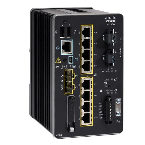 Промышленный коммутатор Cisco IE-3200-8T2S-E с 8 портами