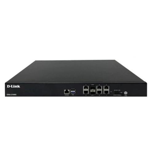 D-Link DSA-2308X A1A сервисный маршрутизатор с 6 настраиваемыми портами 10/100/1000Base-T и 2 портами 10GBase-X SFP+