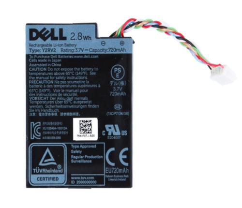 Батарея Dell Y2RV2, 3,7 В, 720 мАч, для контроллеров RAID PERC H740
