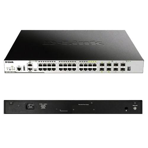 Коммутатор D-Link DGS-3630-28PC/A2ASI, 20x1000Base-T, 4x10GBase-X SFP+, 4x1000Base-T/SFP, L3