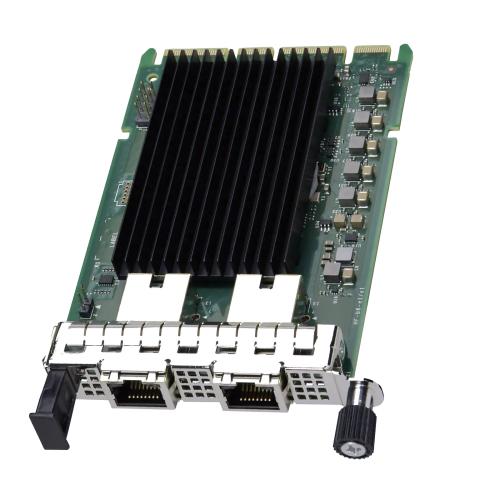 Сетевой адаптер Dell 540-BFNV Intel E610-XAT2 Dual Port 10GbE BASE-T OCP 3.0 RJ45