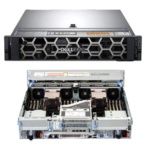Стоечный сервер Dell PowerEdge R760 2U с процессорами Intel Xeon Scalable 4-го поколения, 16 отсеками 2,5 SAS/SATA/NVMe HWRAID